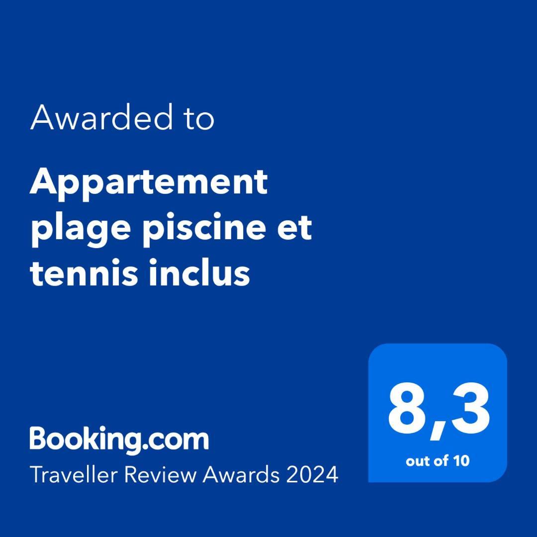 Appartement Plage Piscine Et Tennis Inclus 拉隆德莱丝莫里斯 外观 照片